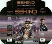 Behind