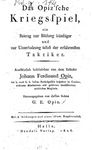 Das Opiz'sche Kriegsspiel