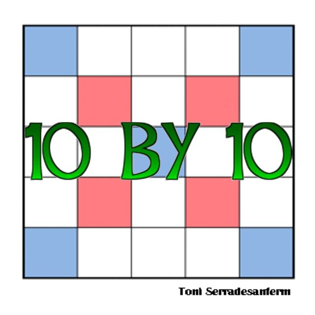 10 by 10