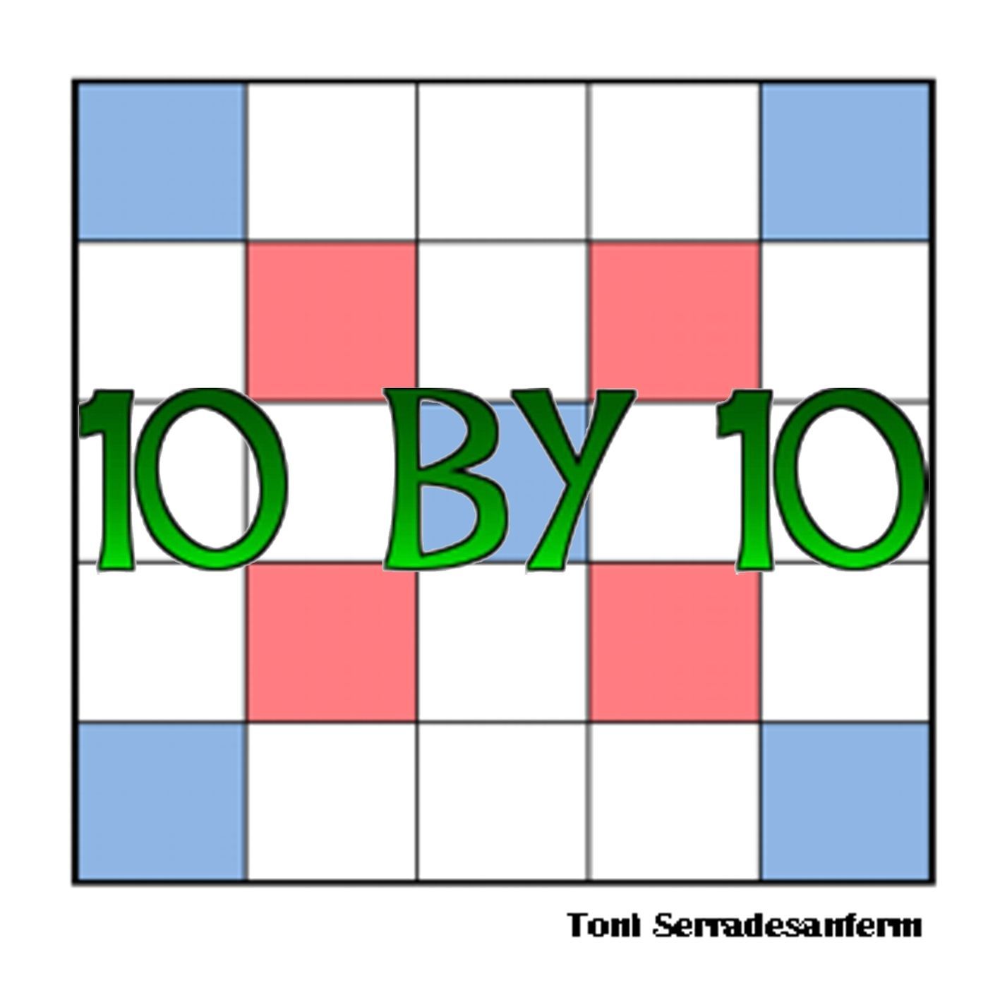 10 by 10