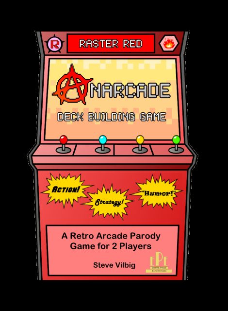 Anarcade Deck Building Game: Raster Red