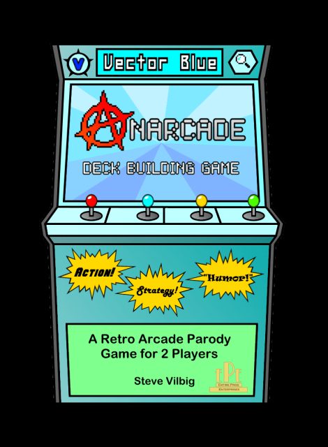 Anarcade Deck Building Game: Vector Blue