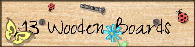 13 Wooden Boards